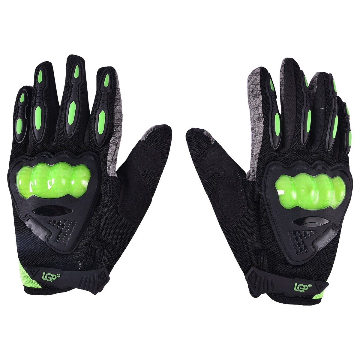 LGP- 035 FULL FINGER MOTORCYCLE RIDING GLOVES WITH TOUCHSCREEN FINGERS, HARD KNUCKLE
