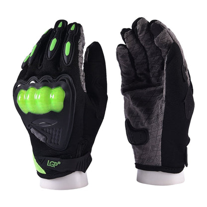 LGP- 035 FULL FINGER MOTORCYCLE RIDING GLOVES WITH TOUCHSCREEN FINGERS, HARD KNUCKLE
