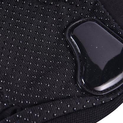LGP- HALF FINGER MOTORCYCLE RIDING GLOVES FOR MEN, LIGHTWEIGHT PROTECTIVE BIKE GLOVES, COMFOR