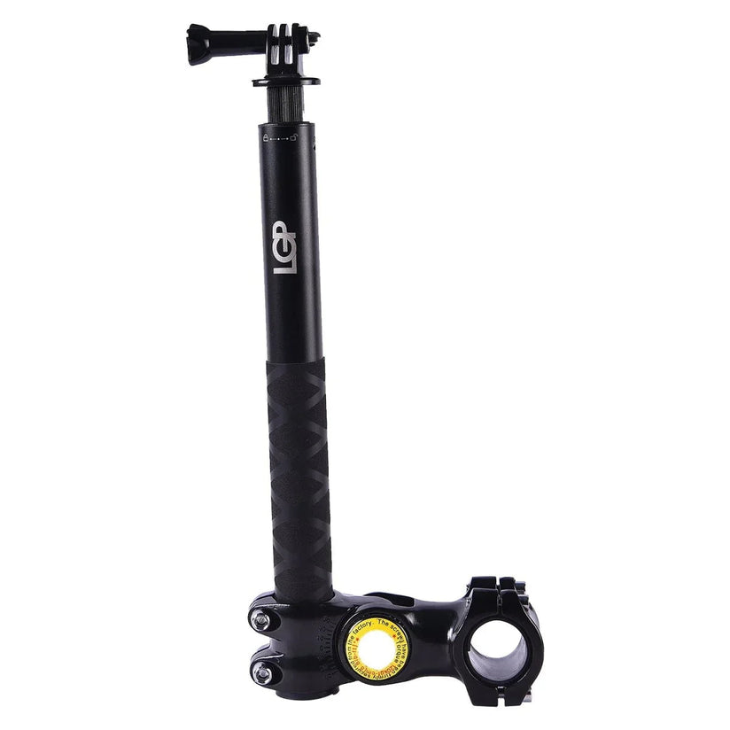 LGP- INVISIBLE CAMERA STICK WITH EXTENSION POLE, MOTORCYCLE HANDLEBAR CAMERA MOUNT 29-32MM, 14 SCREW, 27.9-