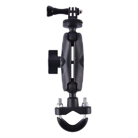 LGP- MOTORCYCLE CAMERA MOUNT 360° ROTATABLE HANDLEBAR & MIRROR BAR MOUNT FOR GOPRO, INSTA360 & ACTION CAMERAS