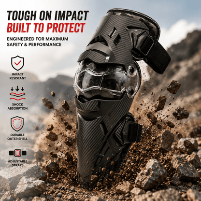 LGP MOTORCYCLE KNEE GUARD SET OF 2 RIDING SAFETY PROTECTION