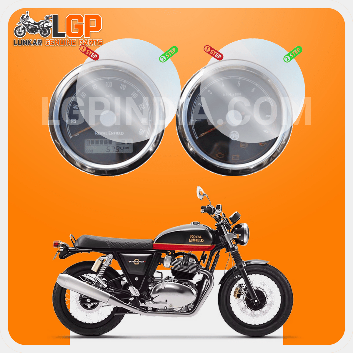 LGP SCREEN GUARD DISPLAY PROTECTOR ROYAL ENFIELD