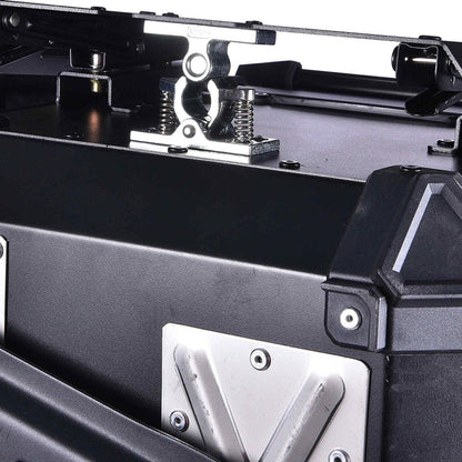 LGP TOP BOX 45L BLACK ARMOURED WITH BACKREST