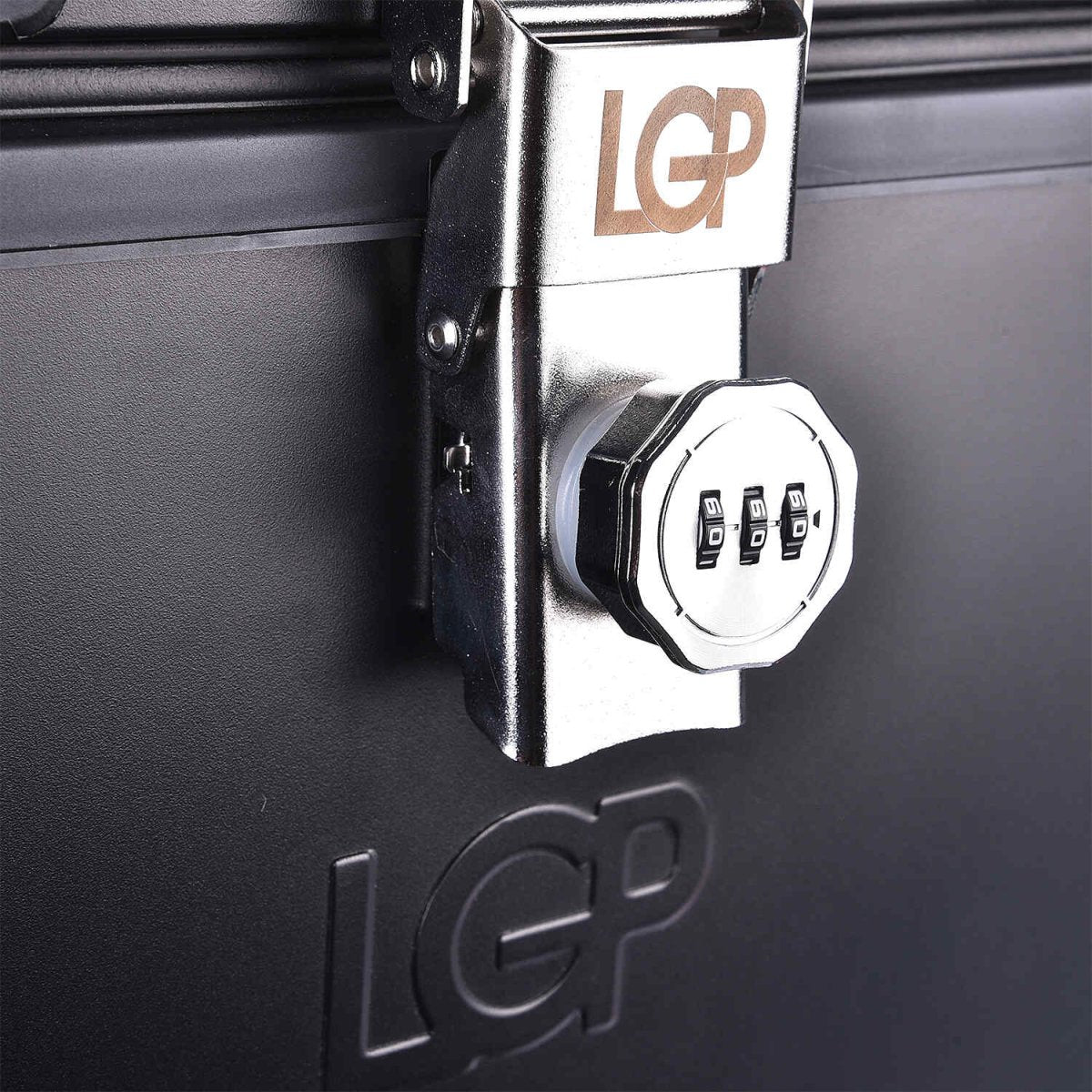 LGP TOP BOX 45L BLACK NUMBER LOCK WITH BACKREST