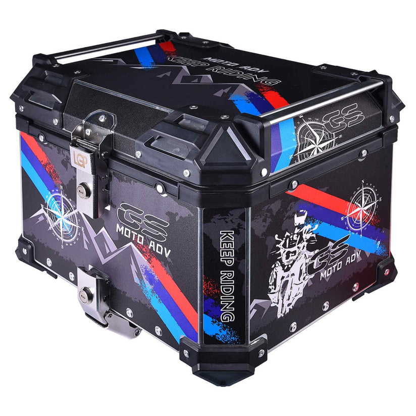 LGP TOP BOX 45L GS MOTO ADV WITH BACKREST