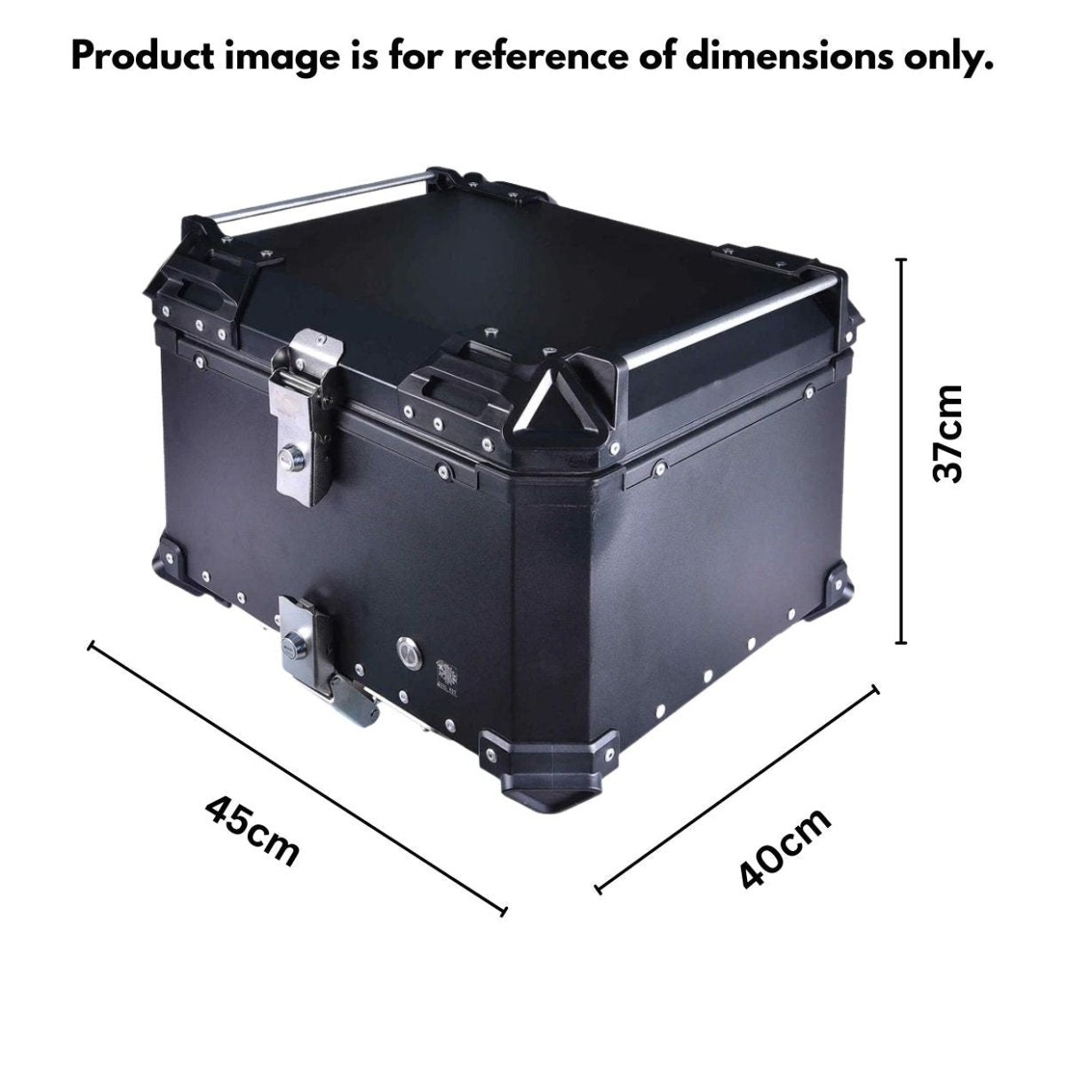 LGP TOP BOX 55L BLACK REFRIGERATOR WITH BACKREST