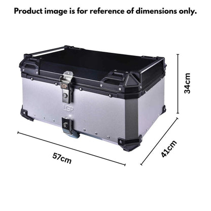 LGP TOP BOX 65L TYPE X WITH BACKREST