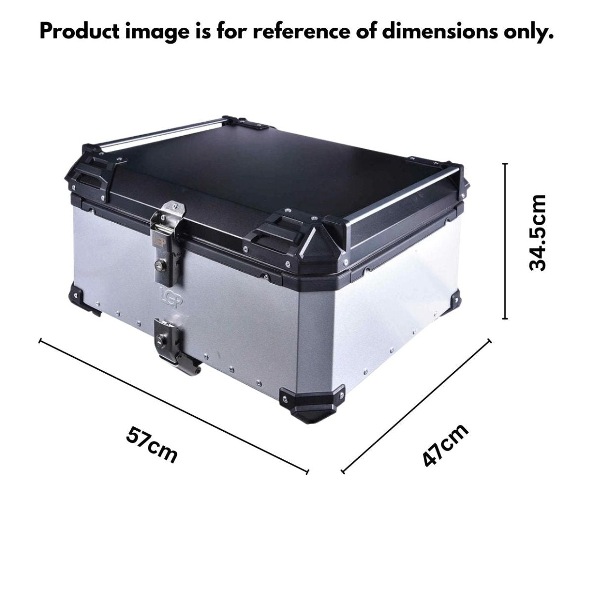 LGP TOP BOX 80L TYPE X WITH BACKREST