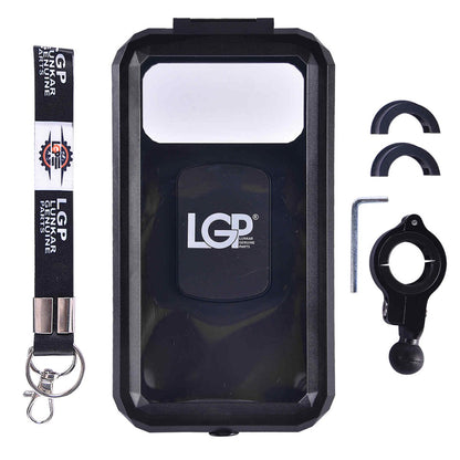 LGP 10HM FULLY WATERPROOF BIKE PHONE HOLDER WITH 360 ROTATION