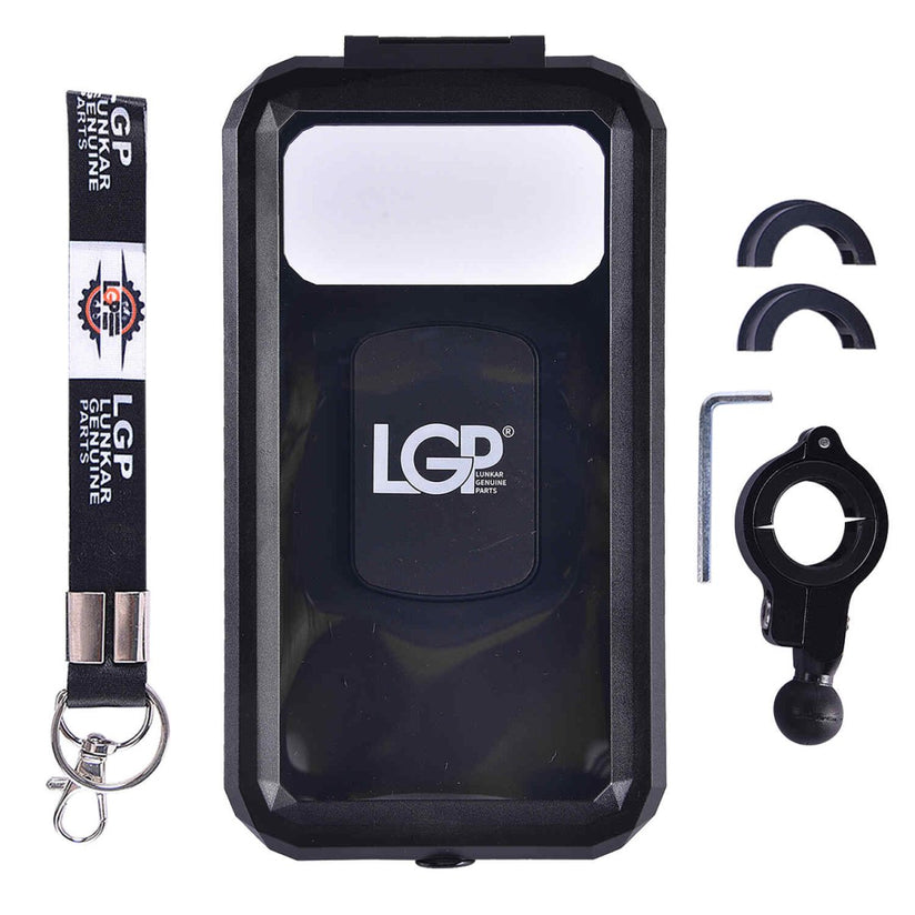 LGP 10HM FULLY WATERPROOF BIKE PHONE HOLDER WITH 360 ROTATION
