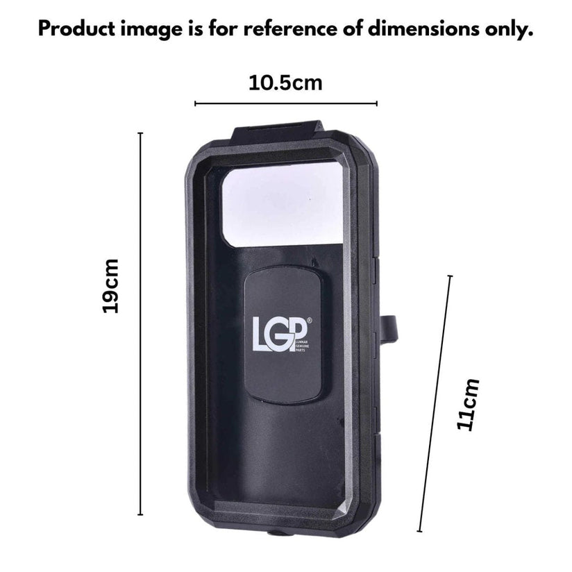 LGP 10HM FULLY WATERPROOF BIKE PHONE HOLDER WITH 360 ROTATION