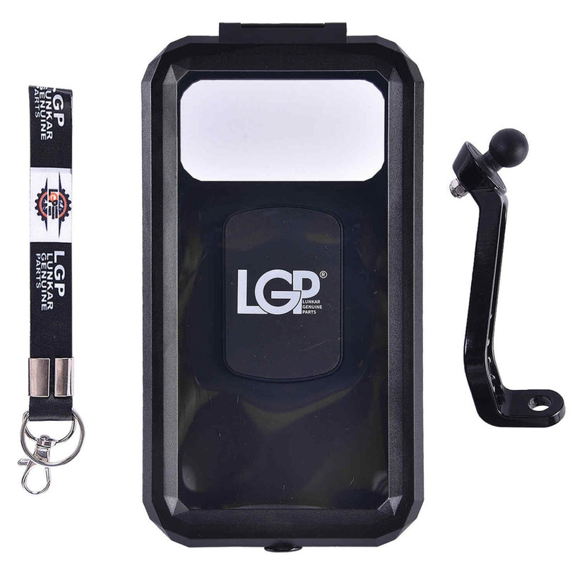 LGP 10HM FULLY WATERPROOF BIKE PHONE HOLDER WITH 360 ROTATION
