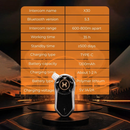 LGP X30 PRO BLUETOOTH MESH INTERCOM, ADVANCED MOTORCYCLE COMMUNICATION