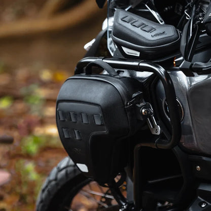 LOBOO CRASH BAR BAGS BHGB13BK (5L PAIR) FOR BMW R1300GS ADVENTURE (2024+) - ANTI-THEFT EVA HARD SHELL STORAGE