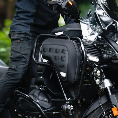 LOBOO CRASH BAR BAGS BHGB13BK (5L PAIR) FOR BMW R1300GS ADVENTURE (2024+) - ANTI-THEFT EVA HARD SHELL STORAGE