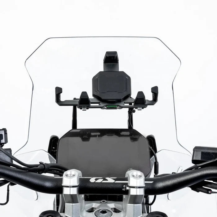 LOBOO PH06 ANTI-VIBRATION PHONE MOUNT - MAGNETIC DAMPING + 15W WIRELESS CHARGING - ALUMINUM MOTORCYCLE HOLDER (FITS 4.7-7.2 PHONES)