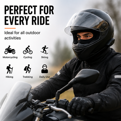 LGP - BALACLAVA FACE MASK 4-WAY STRETCH QUICK DRY SWEAT ABSORBING HELMET LINER, FULL FACE & NECK