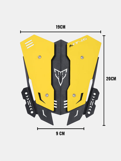 METAL VISOR 3.0 FOR YAMAHA MT 15 YELLOW