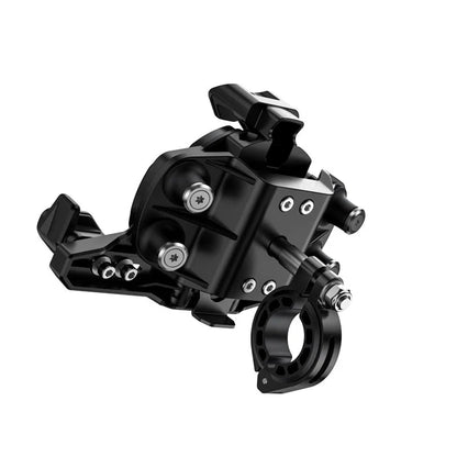 LOBOO PH02S ANTI-VIBRATION MOTORCYCLE PHONE MOUNT - 15W WIRELESS & 24W FAST WIRED CHARGING - SHOCK ABSORBING HOLDER FOR IPHONESAMSUNG - FITS 22-28MM HANDLEBARS & MIRROS