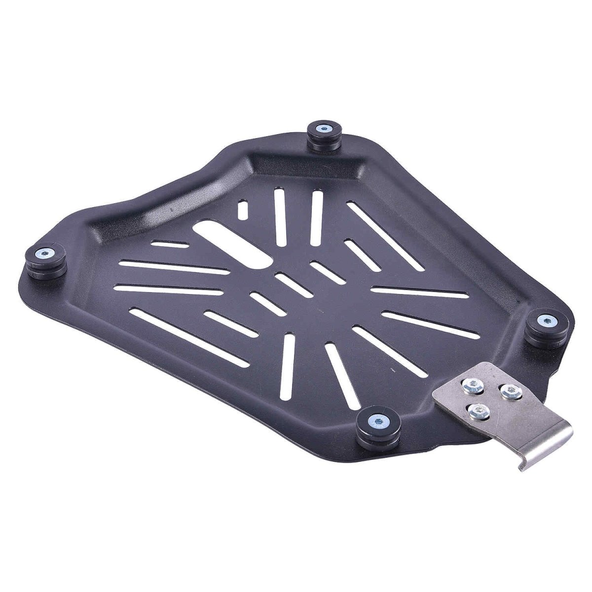 MOTORCYCLE TOP BOX 55L BLACK CAMPAIGN LUGGAGE BOX WITH BACKREST