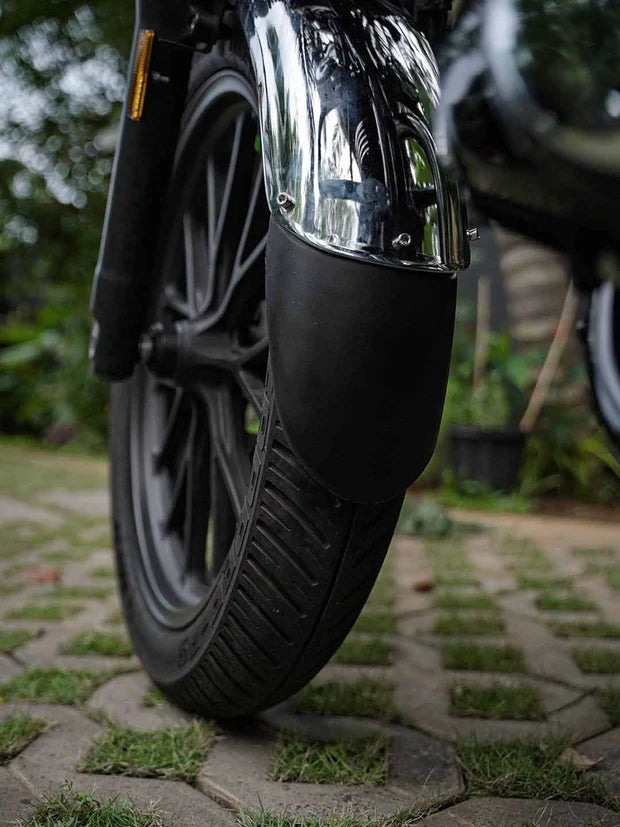 JB RACING MUDGUARD EXTENDER FOR HONDA HNESS CB350 BLACK