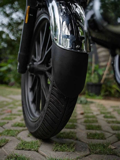 JB RACING MUDGUARD EXTENDER FOR HONDA HNESS CB350 BLACK