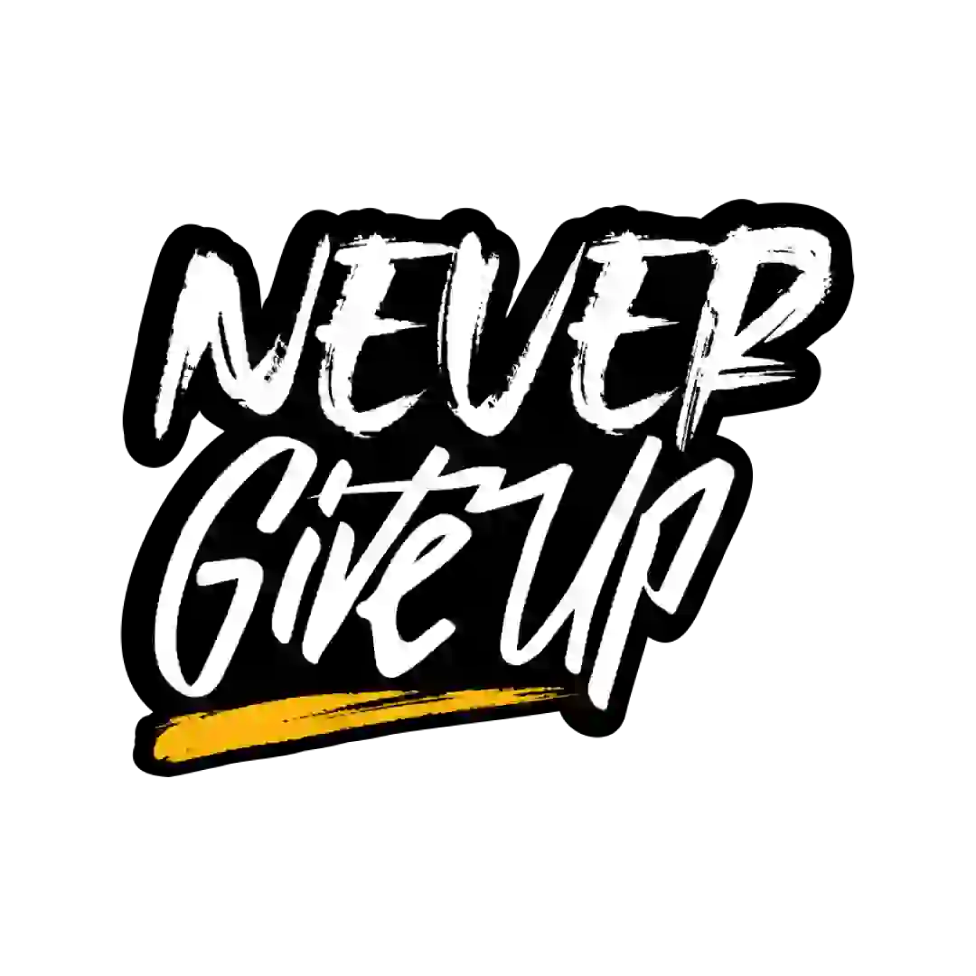 NEVER GIVE UP | STICKER