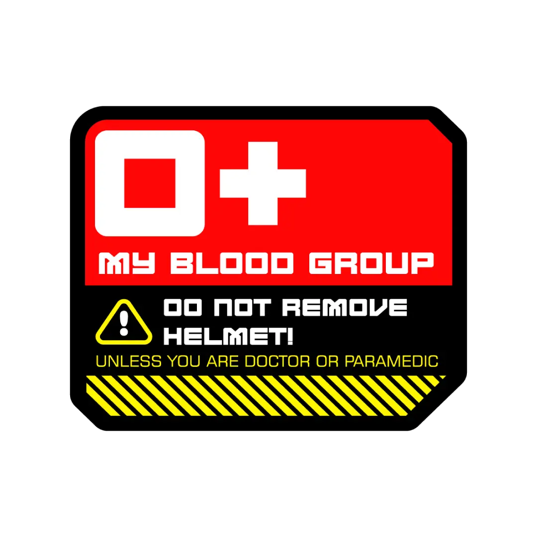 O+ BLOOD GROUP | STICKER