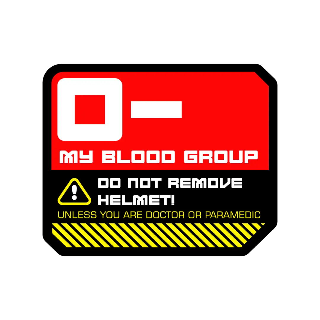 O- BLOOD GROUP | STICKER