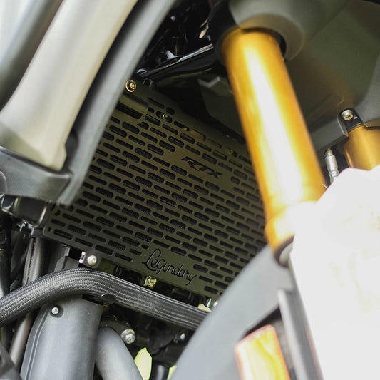 LEGUNDARY TVS APACHE RTX 300 VECTOR RADIATOR GRILL BLACK