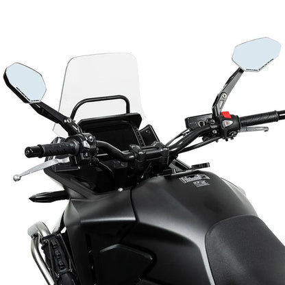 LOBOO RM03 ANGULAR FOLDABLE MIRRORS (CNC ALUMINUM)  MODERN ADV & STREETFIGHTER STYLE  ANTI-GLARE