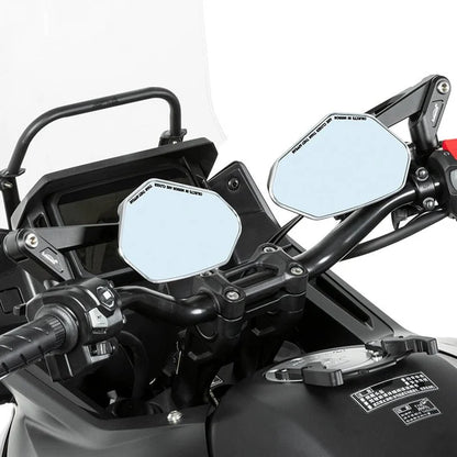 LOBOO RM03 ANGULAR FOLDABLE MIRRORS (CNC ALUMINUM)  MODERN ADV & STREETFIGHTER STYLE  ANTI-GLARE