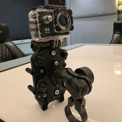 LGP 1313 MOTORCYCLE MOBILE HOLDER WITH SHOCKPROOF VIBRATION DAMPER & GOPRO CAMERA MOUNT