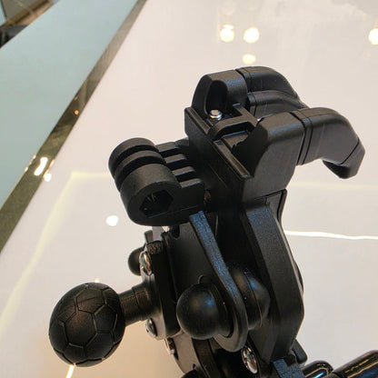 LGP 1313 MOTORCYCLE MOBILE HOLDER WITH SHOCKPROOF VIBRATION DAMPER & GOPRO CAMERA MOUNT