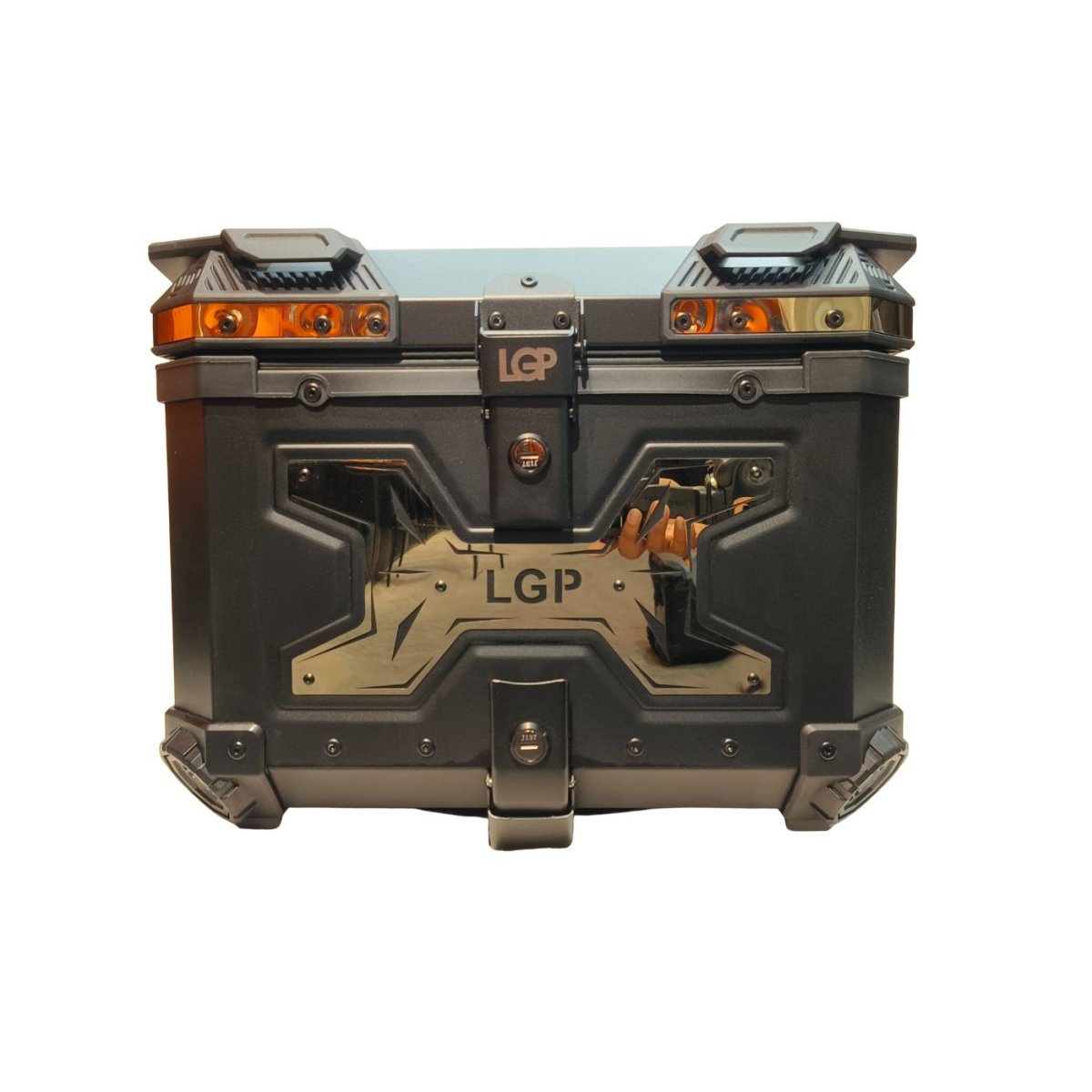 TOP BOX 45L BLACK TYPE X GOLD WREST
