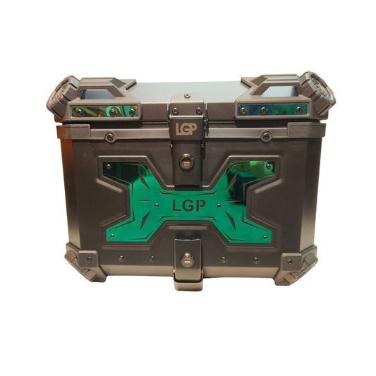 TOP BOX 45L BLACK TYPE X GREEN WREST