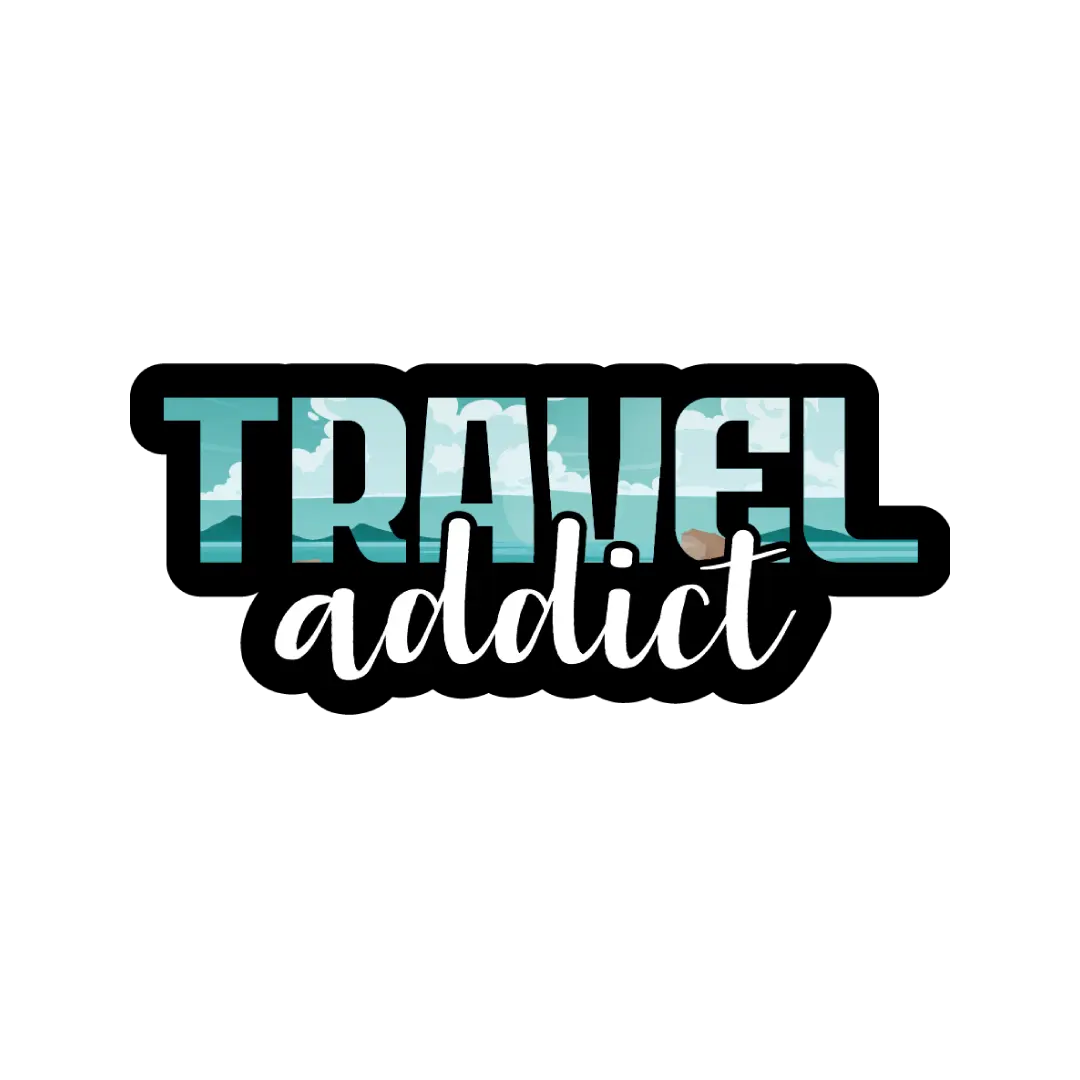 TRAVEL ADDICT | STICKER