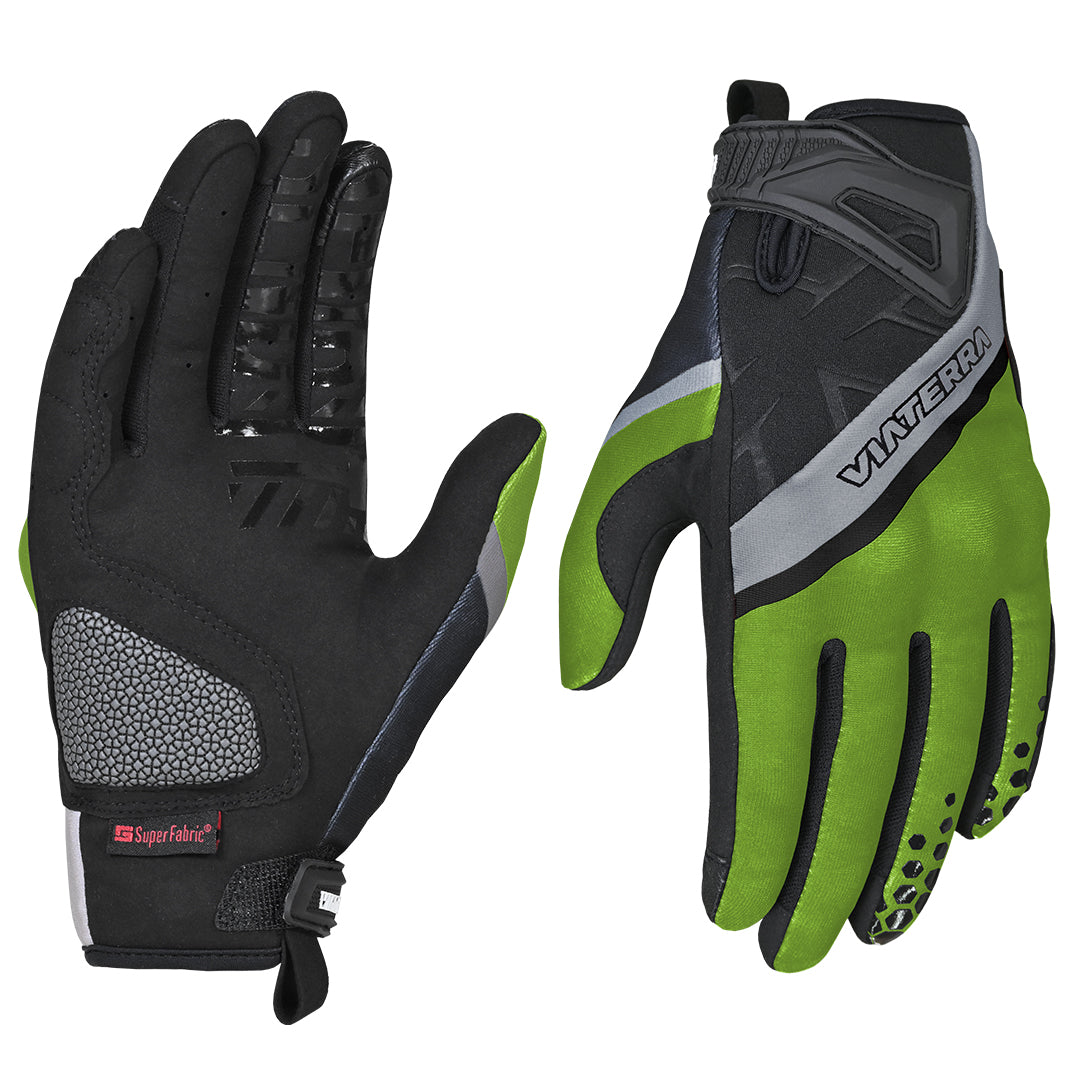 VIATERRA OFFROAD ROOST NEON GREEN L | STREET GLOVES
