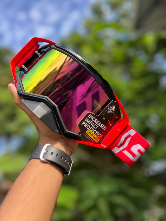 SCOTT PROSPECT  RED/BLACK-PINK LENS | MX GOGGLES